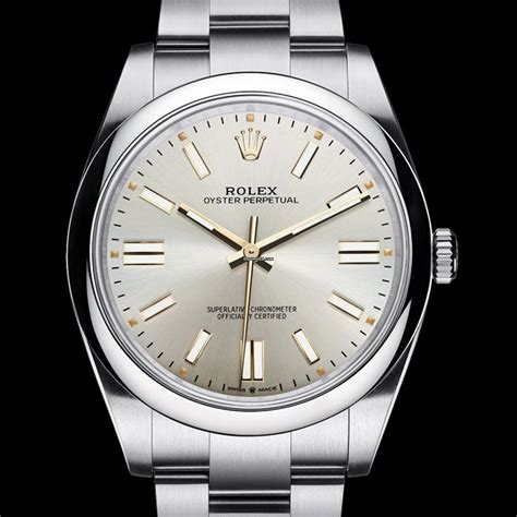 rolex perpetual 41 yellow|Rolex op 41 silver dial.